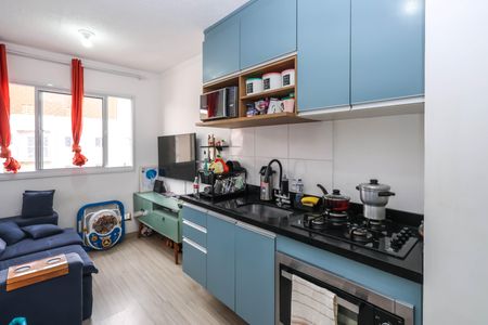 Sala e Cozinha de kitnet/studio à venda com 1 quarto, 24m² em Sacoma, São Paulo