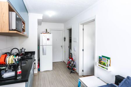 Sala e Cozinha de kitnet/studio à venda com 1 quarto, 24m² em Sacoma, São Paulo