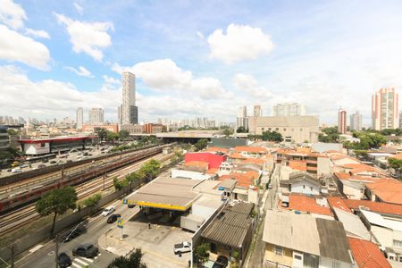 Sala e Quarto - Vista de apartamento à venda com 1 quarto, 40m² em Tatuapé, São Paulo