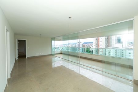 SALA de apartamento à venda com 4 quartos, 134m² em Luxemburgo, Belo Horizonte