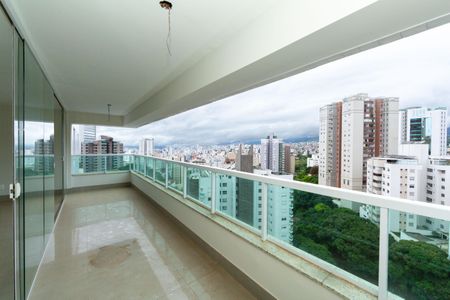 VARANDA de apartamento à venda com 4 quartos, 134m² em Luxemburgo, Belo Horizonte