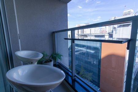 Varanda do Studio de kitnet/studio à venda com 1 quarto, 24m² em Pompeia, São Paulo
