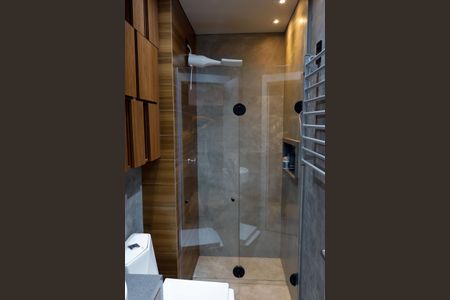 Banheiro de kitnet/studio à venda com 1 quarto, 26m² em Bonfim, Osasco