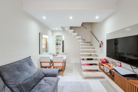 Sala de apartamento à venda com 2 quartos, 80m² em Nova Petrópolis, São Bernardo do Campo