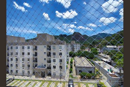 Varanda da sala de apartamento à venda com 2 quartos, 45m² em Taquara, Rio de Janeiro