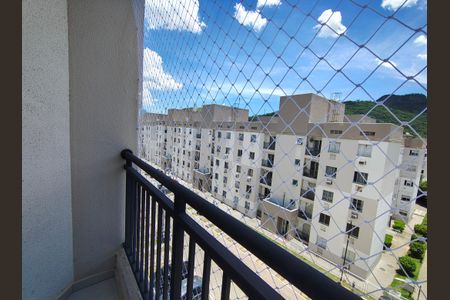 Varanda da sala de apartamento à venda com 2 quartos, 45m² em Taquara, Rio de Janeiro