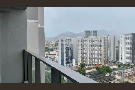 Varanda da Sala de apartamento à venda com 2 quartos, 43m² em Santo Cristo, Rio de Janeiro
