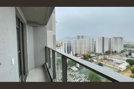 Varanda da Sala de apartamento à venda com 2 quartos, 43m² em Santo Cristo, Rio de Janeiro
