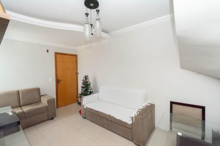 Sala de apartamento à venda com 3 quartos, 110m² em Cândida Ferreira, Contagem