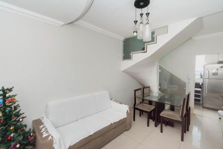 Sala de apartamento à venda com 3 quartos, 110m² em Cândida Ferreira, Contagem