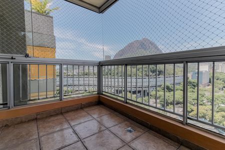 Varanda da Sala de apartamento à venda com 3 quartos, 200m² em Gávea, Rio de Janeiro