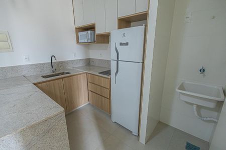 cozinha de apartamento para alugar com 1 quarto, 32m² em Paquetá, Belo Horizonte