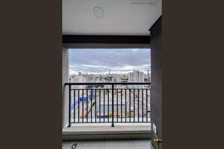 Varanda da Sala de kitnet/studio à venda com 1 quarto, 30m² em Quarta Parada, São Paulo