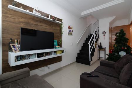 Sala de casa de condomínio à venda com 3 quartos, 120m² em Jardim Danfer, São Paulo