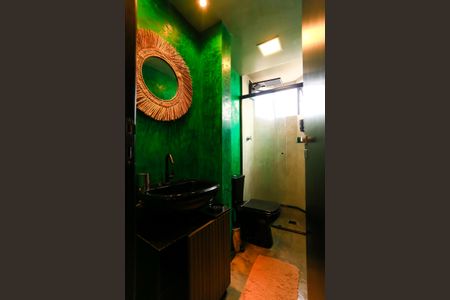 Banheiro da Suíte de kitnet/studio para alugar com 1 quarto, 81m² em Vila Suzana, São Paulo