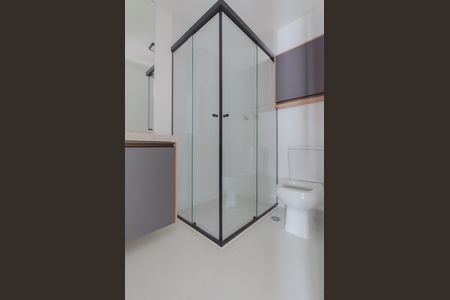 Banheiro de kitnet/studio para alugar com 1 quarto, 22m² em Cursino, São Paulo