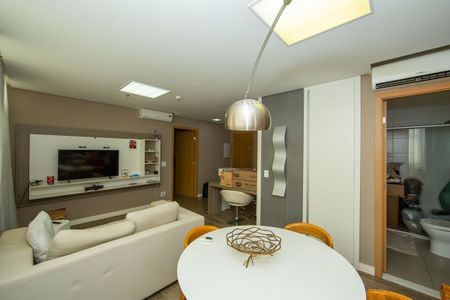 SALA de apartamento para alugar com 1 quarto, 70m² em Luxemburgo, Belo Horizonte