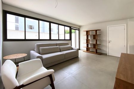 Sala de apartamento para alugar com 2 quartos, 134m² em Santo Antônio, Belo Horizonte