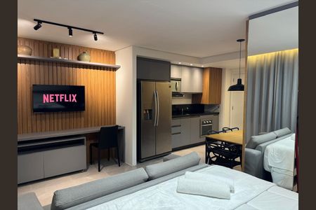 Armários e Sala de kitnet/studio para alugar com 1 quarto, 37m² em Bela Vista, Porto Alegre