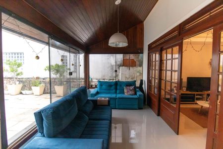 Varanda da Sala de casa de condomínio à venda com 3 quartos, 380m² em Piratininga, Niterói