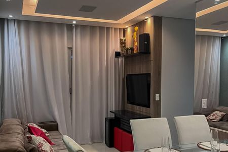 Sala de apartamento à venda com 3 quartos, 86m² em Pompéia, Belo Horizonte