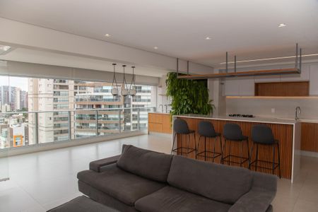 Sala de apartamento à venda com 3 quartos, 135m² em Vila Gertrudes, São Paulo