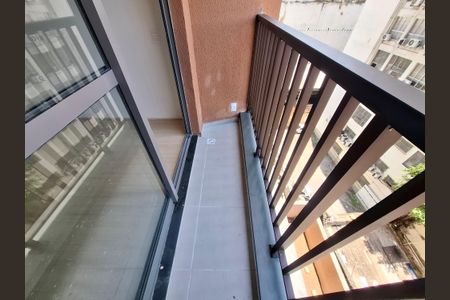 Varanda de apartamento à venda com 1 quarto, 32m² em Centro, Rio de Janeiro