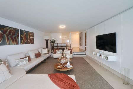 Sala de apartamento para alugar com 4 quartos, 210m² em Sítio Paecara (vicente de Carvalho), Guarujá