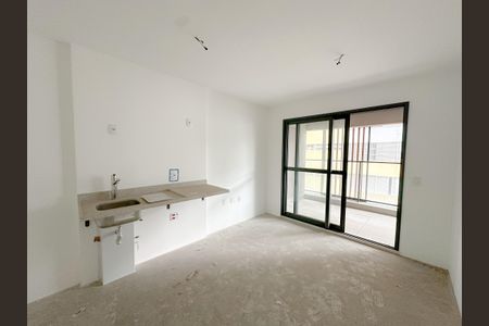 Sala/Cozinha de kitnet/studio à venda com 1 quarto, 43m² em Perdizes, São Paulo
