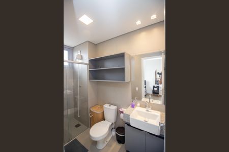 Banheiro da Suíte de apartamento para alugar com 1 quarto, 32m² em Beatriz, Contagem