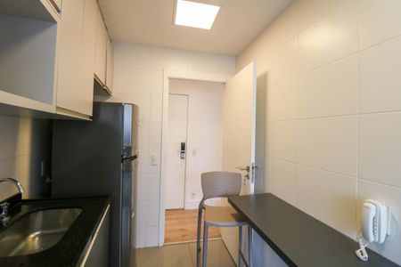 Cozinha de apartamento para alugar com 1 quarto, 62m² em Vila Gertrudes, São Paulo