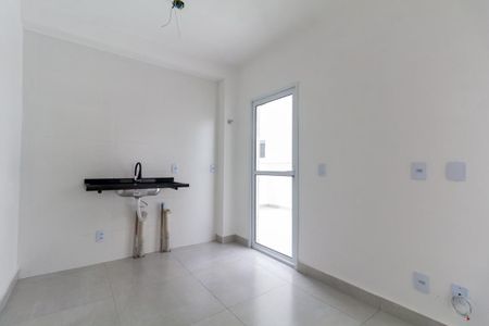 Sala e Cozinha de kitnet/studio para alugar com 1 quarto, 54m² em Vila Esperança, São Paulo