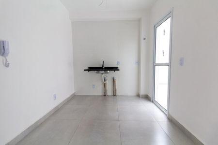 Sala e Cozinha de kitnet/studio para alugar com 1 quarto, 54m² em Vila Esperança, São Paulo