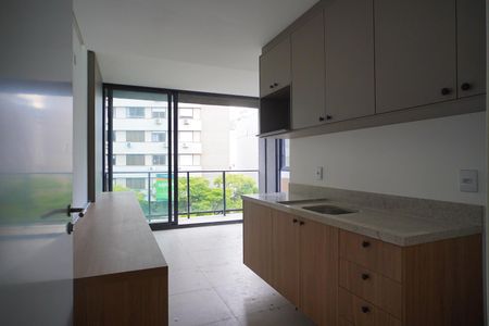 Cozinha de kitnet/studio para alugar com 1 quarto, 42m² em Independência, Porto Alegre