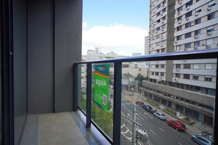 Varanda de kitnet/studio para alugar com 1 quarto, 42m² em Independência, Porto Alegre