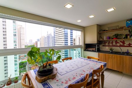 Varanda de apartamento para alugar com 3 quartos, 126m² em Vila Gertrudes, São Paulo