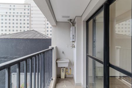 Varanda de kitnet/studio à venda com 1 quarto, 24m² em Centro Histórico de São Paulo, São Paulo