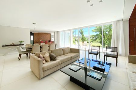 Sala de casa de condomínio à venda com 4 quartos, 512m² em Alphaville Nova Lima, Nova Lima