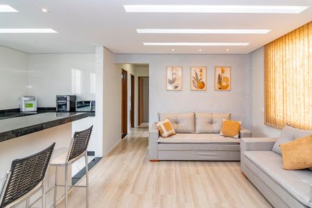 Sala de apartamento à venda com 3 quartos, 65m² em Madre Gertrudes, Belo Horizonte