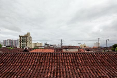 Vista da rua de casa de condomínio para alugar com 2 quartos, 45m² em Vila Assuncao, Praia Grande
