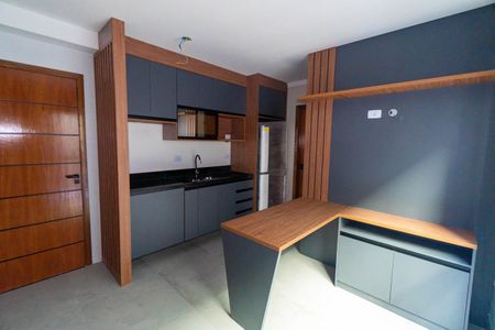 Sala/Cozinha de apartamento à venda com 1 quarto, 26m² em Jardim Oriental, São Paulo