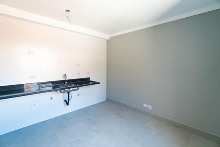 Sala/Cozinha de apartamento à venda com 1 quarto, 25m² em Jardim Oriental, São Paulo