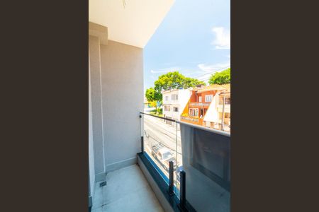 Sacada da Sala/Cozinha de kitnet/studio à venda com 1 quarto, 29m² em Jardim Oriental, São Paulo