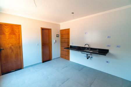 Sala/Cozinha de kitnet/studio à venda com 1 quarto, 28m² em Jardim Oriental, São Paulo