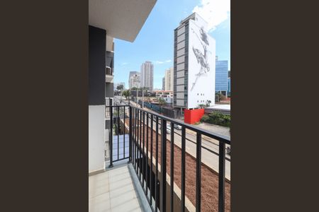 Varanda de kitnet/studio para alugar com 1 quarto, 27m² em Pinheiros, São Paulo