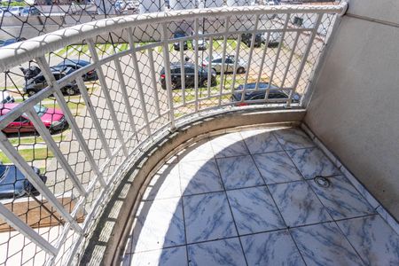 Varanda de apartamento à venda com 2 quartos, 71m² em Campanário, Diadema