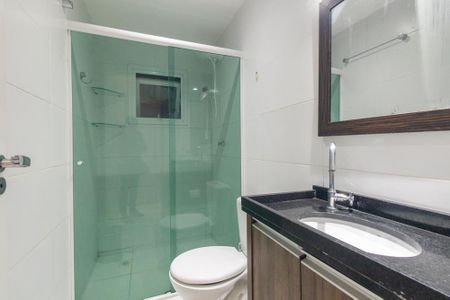 Banheiro Social de apartamento para alugar com 1 quarto, 42m² em Cristo Rei, Curitiba