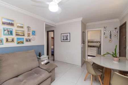 Sala de apartamento à venda com 3 quartos, 62m² em Guarani, Belo Horizonte
