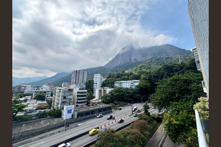 Cobertura - vista para o Cristo Redentor de apartamento para alugar com 3 quartos, 170m² em Humaitá, Rio de Janeiro
