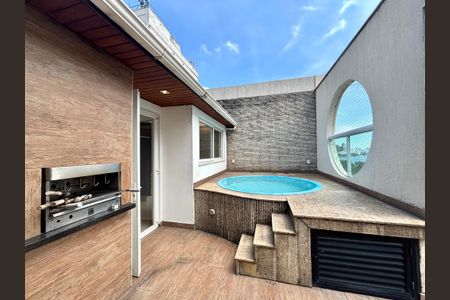 Cobertura - piscina e churrasqueira de apartamento para alugar com 3 quartos, 170m² em Humaitá, Rio de Janeiro